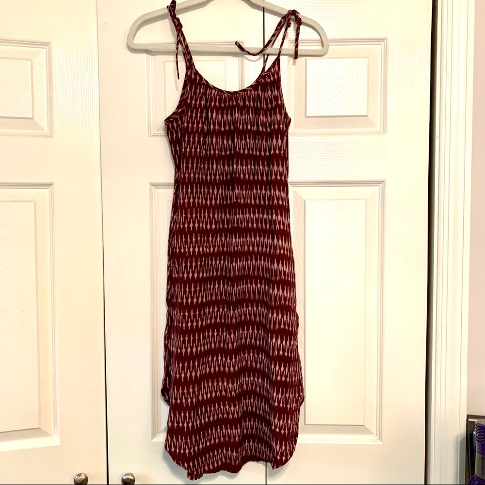 Madewell burgundy dress